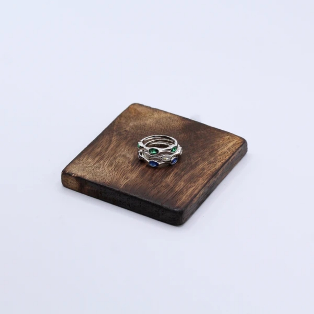Silver Stackable Ring - Picture 2 of 2